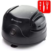 GA Knife Sharpener Electric - Sharpening Machine for Knives, Scissors, Screwdrivers - 3-in-1 Tool - 2 Stage Multi-Angle Sharpen Kitchen Appliance Kit