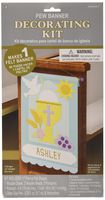 Amscan First Communion Pew Banner Craft Kit, 14 X 9 Felt Multicolor - 394989