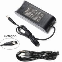 DJW AC Power Adapter Charger for Dell Inspiron 1318 1440 15 1545 1750, Dell XPS M1330, PA-21 Family ADP-65AH LA65NS2-00 NX061 PA-1650-02DW XK850 YR733 HR763 PP41L (Check it! Octagonal Square Plug)