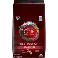 Purina ONE Grain Free Natural Dry Dog Food, SmartBlend True Instinct With Real Beef - 25 lb. Bag