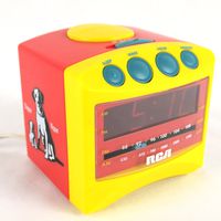RCA Clock Radio Chipper / Nipper Vintage Model No. RP-3601K9A