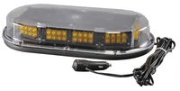 North American Signal MMBSLEDFLM-C/A LED Mini Light Bar with Magnetic Mount, 12/24V, 1.4A Current, Amber