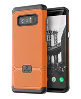 Jaagd Galaxy Note 8 Case, Slim Shock-Absorbing Modern Slim Non-Slip Grip Cell Phone Cases for Samsung Galaxy Note 8 (Orange)