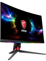 MSI Full HD RGB Gaming LED Non-Glare Super Narrow Bezel 1ms 2560 x 1440 144Hz Refresh Rate SteelSeries GameSense FreeSync 27" Curved Gaming Monitor (Optix MPG27CQ)