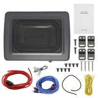 YaeCCC 600W 12V Under Seat Active Thin Automobile Sub woofer Power Amplifier Bass Audio Speaker