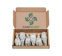 Sage Smudge Stick - 6 California White Sage Bundles Smudging Wands (Salvia Apiana) Perfect for Smudge Kit Replenishment