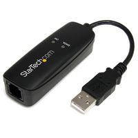 StarTech USB56KEM3 External V.92 56K USB Fax Modem Dial up Data Modem