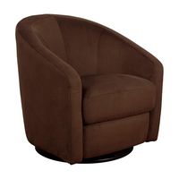 Babyletto Madison Swivel Glider, Mocha Microsuede