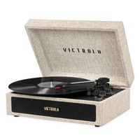 Victrola Parker Bluetooth Suitcase Record Player with 3-Speed Turntable