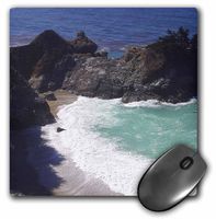 3dRose LLC 8 x 8 x 0.25 Inches Mouse Pad, Pacific Ocean Shoreline (mp_43764_1)