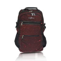 Sparkle Dance and Gymnastics Bag for Girls, Women, and Dancers, Comfy and Durable Backpack with Spacious Pockets and Laptop Compartment, Measures 7 in x 18 in x 12 in (Red) - Obersee