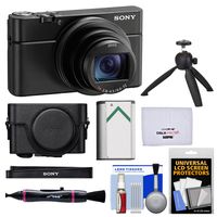 Sony Cyber-Shot DSC-RX100 VI 4K Wi-Fi Digital Camera with LCJ-RXF Jacket Case + Battery + Tripod + Kit