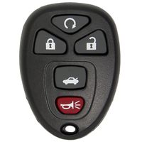 Keyless2Go Keyless Entry Car Key Replacement for Vehicles That Use 5 Button OUC60270 OUC60221, Self-programming