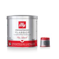 illy Coffee, iperEspresso Capsule, Classico Medium Roast Espresso Pods, Compatible with illy iperEspresso Machines,  21 ct (Packaging may Vary)