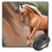 3dRose LLC 8 x 8 x 0.25 Inches Mouse Pad, Palomino Horse (mp_4799_1)