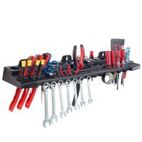 Stalwart Multitool Organizer for Hand Tools, Automotive Tools, and Electric Tools, Wall Mounted Shelf