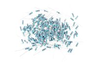 LM YN 1.2K Ohm Resistors - 200pcs 1W Electronics Metal Film Resistors 1% 1 Watt Resistors Pack