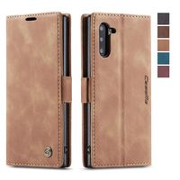 Samsung Galaxy Note 10 Case ,Galaxy Note 10 Wallet Case, Magnetic Stand Flip Protective Cover PU Leather Flip Cover with ID & Credit Card Slots Cash Pockets,Stand Holder for Samsung Note 10 (Brown)