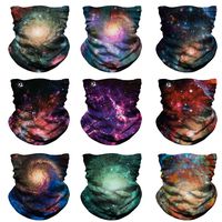 NTBOKW Face Mask for Dust Sun UV Wind Seamless Bandana Headband Neck Gaiter Rave Face Mask for Festival Party Riding Motorcycle Biker Cycling Fishing Tube Mask for Men Women (9 Pack Sky 03)