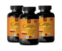 Skin Care Supplement for Men - Collagen PEPTIDES 3000 MG HYDROLYZED - Type I & III - Collagen Supplements Capsules for Women - 3 Bottles 360 Capsules