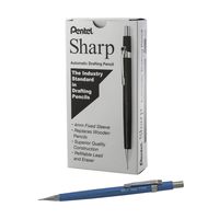 Pentel Sharp Mechanical Pencil, (0.5mm), Metallic Blue Barrel, Box of 12 Pencils (P205MC)