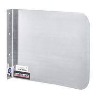 DuraSteel Stainless Steel Side Splash Guard - 15" x 12" Wall Mount - For Commercial Usage - Hand Sinks and Compartment Prep Sinks - Sink Basin Safe Guard/Splatter Guard/Cross Contamination Sink Guard