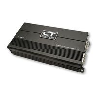 CT Sounds Car Audio Amplifier- Mosfet Power Supply, 1000 watts Power Capacity, 1Ohm Minimum Speaker Impedance, Monoblock D Class with Remote Volume Controller - CT1000 1D