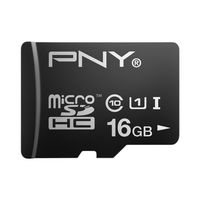 PNY High Performance 16GB High Speed microSDHC Class 10 UHS-1 up to 40MB/sec Flash Memory Card - P-SDU16G10-GE-A (OLD MODEL)