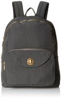 Baggallini Brussels Laptop Chrcl Backpack, Charcoal, One Size