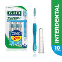 GUM Proxabrush Go-Betweens Interdental Brushes, Wide, 10 Count