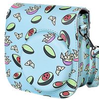 Protective & Portable Case Compatible with Fujifilm Instax Mini 9 8 8+ Instant Film Camera with Accessory Pocket and Adjustable Strap - Avocado by SAIKA