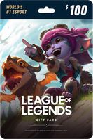 League of Legends $100 Gift Card - NA Server Only [Online Game Code]