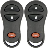 Keyless2Go New Keyless Entry 3 Button Remote Car Key Fob for Vehicles That Use GQ43VT9T (2 Pack)