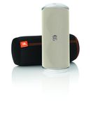 JBL Flip White Portable Stereo Speaker with Wireless Bluetooth Connection (White)