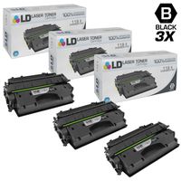LD Compatible Toner Cartridge Replacement for Canon 119 II 3480B001AA High Yield (Black, 3-Pack)
