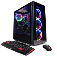 CyberpowerPC Gamer Supreme Liquid Cool Gaming PC, Intel Core i7-9700K 3.6GHz, NVIDIA GeForce RTX 2070 Super 8GB, 16GB DDR4, 1TB PCI-E NVMe SSD, WiFi Ready & Win 10 Home (SLC8260A2, Black)