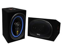 Absolute USA SBF693P Pair 6x9 Speaker with Box System 4 Way 600 Watts