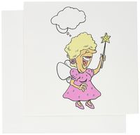 3dRose Fairy Godmother - Greeting Cards, 6 x 6 inches, set of 6 (gc_60011_1)