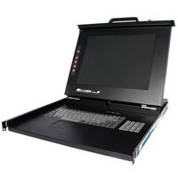 StarTech.com 1U 15 - Inch Rackmount LCD Console - USB + PS/2  (RACKCONS1501)