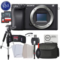 Sony Alpha a6500 Mirrorless Digital Camera (Body Only) with Advanced Striker Bundle