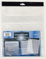 30 Pocket "Thumb-Cut" Coin Storage Pages for 1.5" x 1.5" Flips & Mini Coin Flips; Archival Polypropylene Pages by Guardhouse Shield - Pack of 10