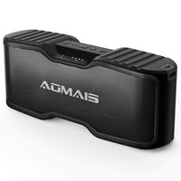 AOMAIS Sport II+ Bluetooth Speakers, Portable Outdoor Wireless Speaker, 30H Playtime, 20W HD Stereo Sound & Richer Bass, IPX7 Waterproof, 100ft Bluetooth for Travel, Party, Beach【2019 Upgrade】-Black