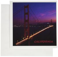 3dRose Golden Gate Bridge - Greeting Cards, 6 x 6 inches, set of 12 (gc_33161_2)