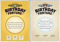 Quiplip Misfortune Birthday 6) Greeting Cards