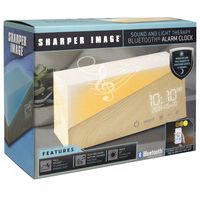SHARPER IMAGE Sound & Light Therapy Bluetooth Speaker Alarm Clock