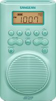 Sangean H205TQ AM/FM Weather Alert Waterproof Shower Radio Turquoise