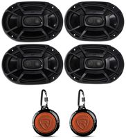 (4) Polk Audio DB692 6X9 450 Watt Car Audio Marine/ATV/Motorcycle/Boat Speakers