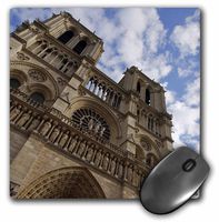 3dRose LLC 8 x 8 x 0.25 Inches Paris France, Notre Dame Cathedral Mouse Pad (mp_10484_1)