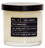Lulu Candles | Wild Lemongrass | Luxury Scented Soy Jar Candle | Hand Poured in The USA | Highly Scented & Long Lasting | Small - 6 Oz.