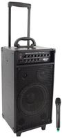 Pyle PWMA1080i Wireless Portable PA Speaker System, Built-in Rechargeable Battery, 30-Pin iPod Dock, Wireless Microphone